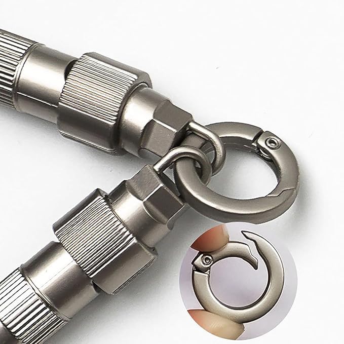 Multicolor Woven Phone Wrist Strap with Metal Detachable Connector and Phone Patch