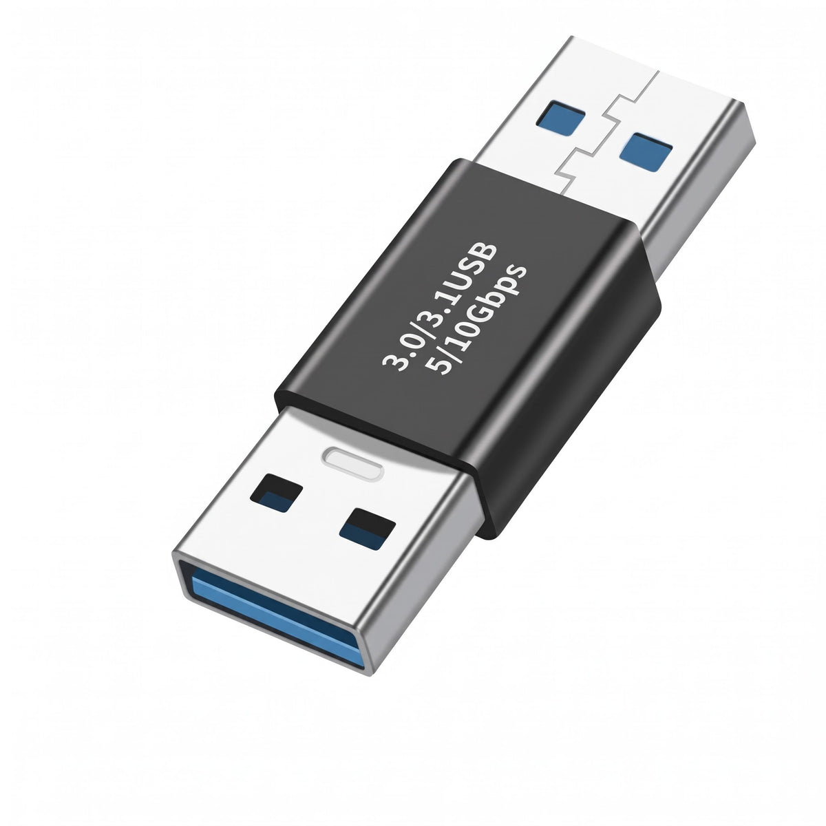 USB-A to USB-A male to male adapter, USB 3.0/3.1 5/10Gbps connector