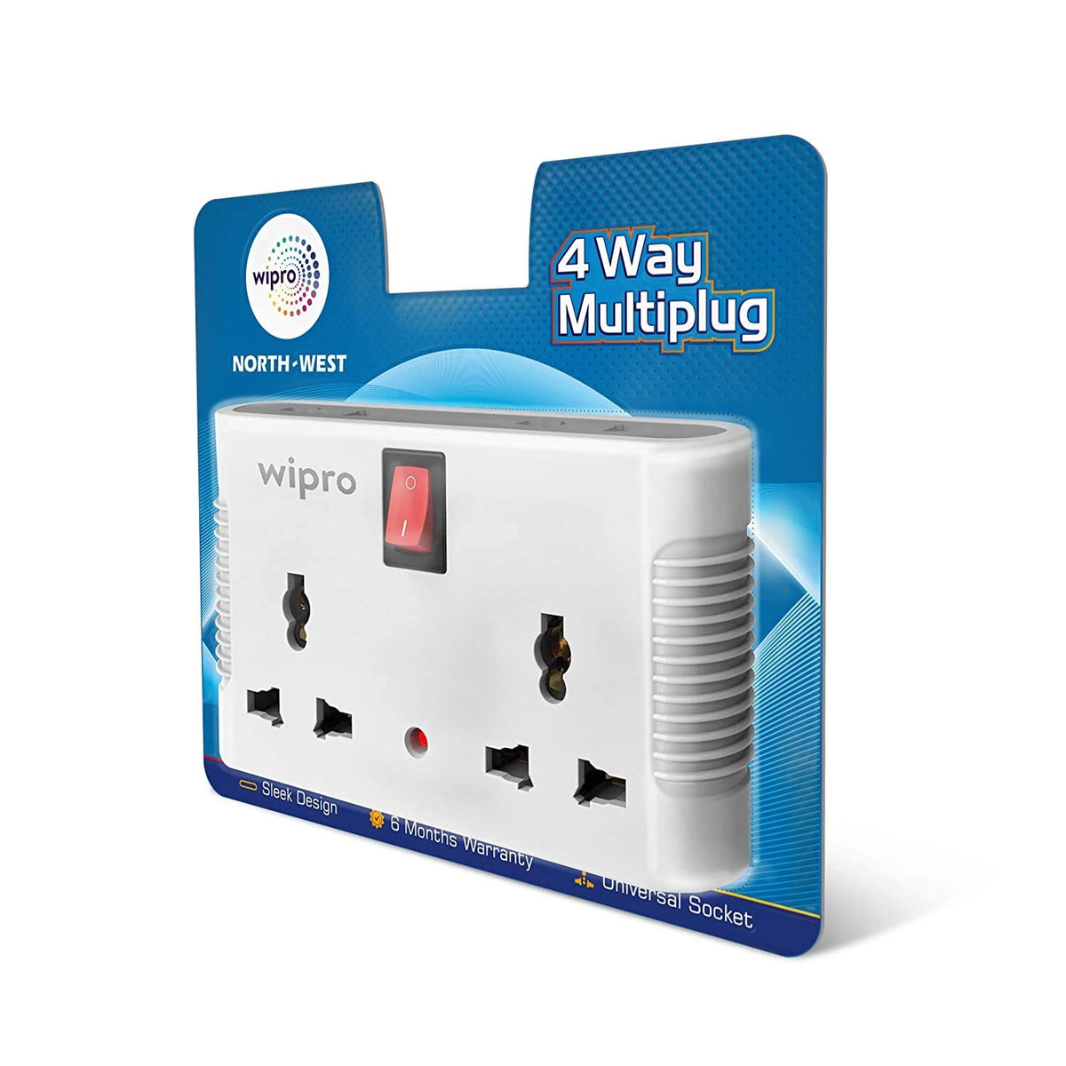 wipro 4 way multiplug
wipro extension adaptor
universal socket adaptor
multi plug socket with surge protection
compact travel plug extension
6 amp extension socket
multiplug adaptor with power indicator
surge protector extension adaptor
office desk extension board
portable multi plug extension