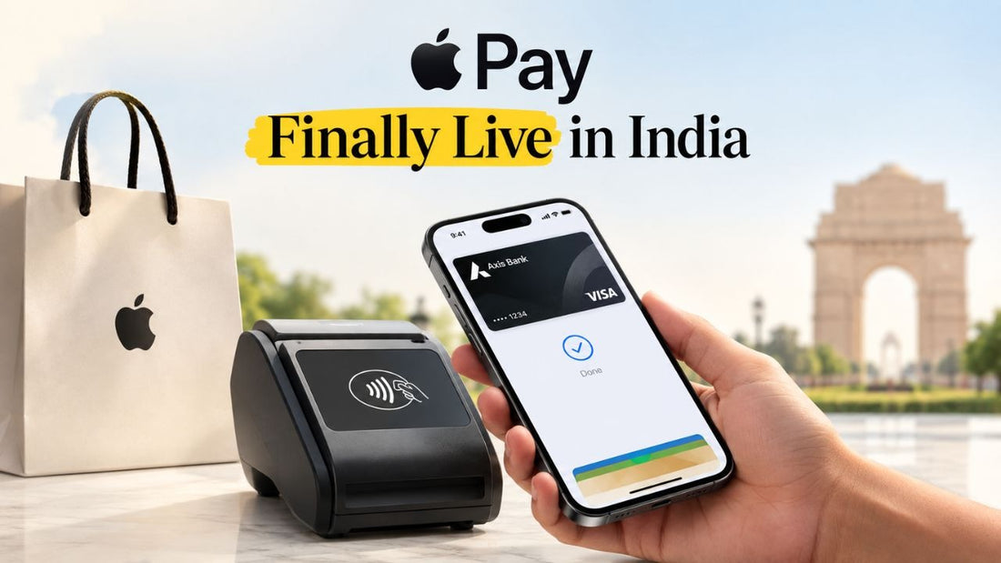 Apple Pay finally live in India with iPhone contactless payment at an NFC terminal and Axis Bank credit card support. 