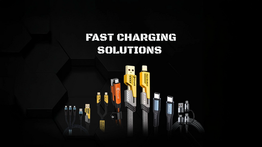 Fast Charging Solutions with GrunX Type C, Lightning, Micro USB, and Multi-Function Charging Cables for Fast Charging and Data Transfer in India
