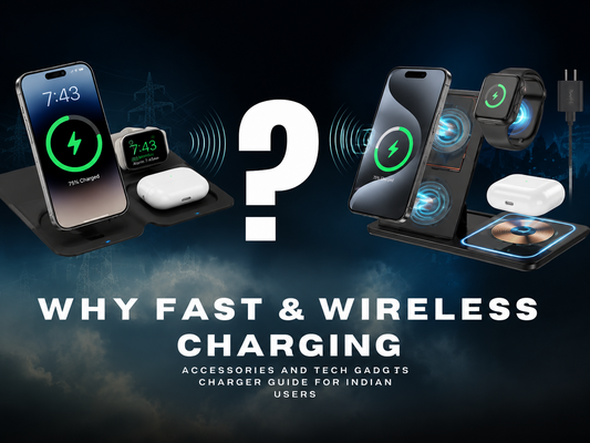 Best 3-in-1 fast wireless charging station simultaneously charging iPhone, Apple Watch, and AirPods – top wireless charging accessories for India 2025