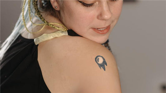 Semrush tattoo campaign concept showing logo tattoo, digital marketing tools and viral branding strategy highlighting bold promotional stunt
