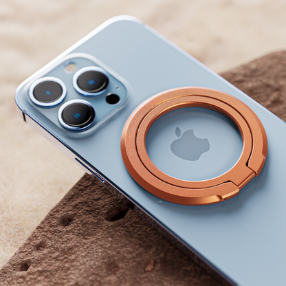 Magnetic Metal Ring iPhone Holder With MagSafe Support - Purple Dream