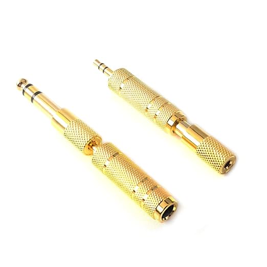 3.5mm to 6.35mm Audio Adapter Set for Headphones & Amps - Connect