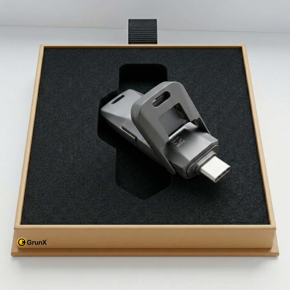 2TB Fast Data Transfer Flash Pen Drive 3 in 1 Ports - Fusion