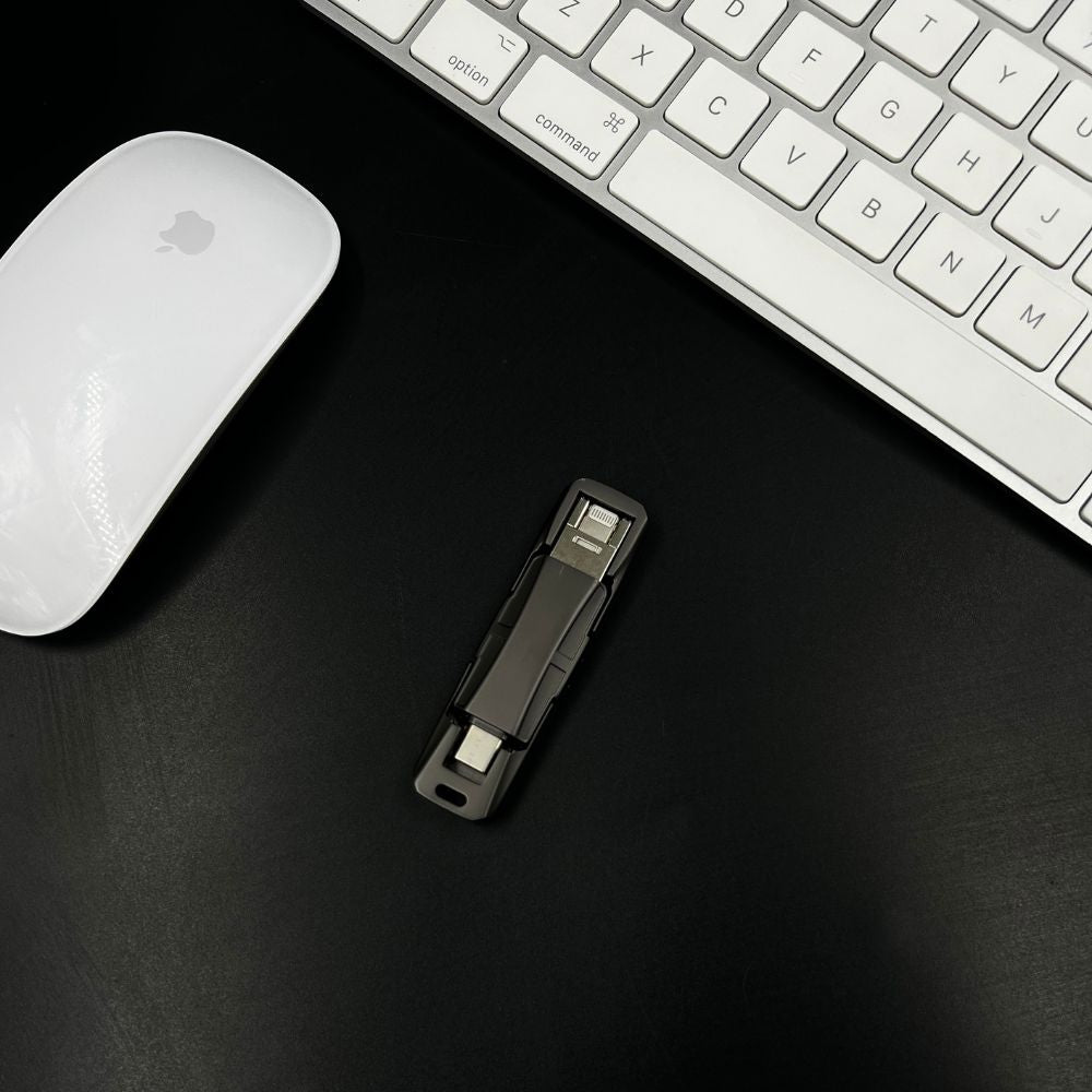2TB Fast Data Transfer Flash Pen Drive 3 in 1 Ports - Fusion