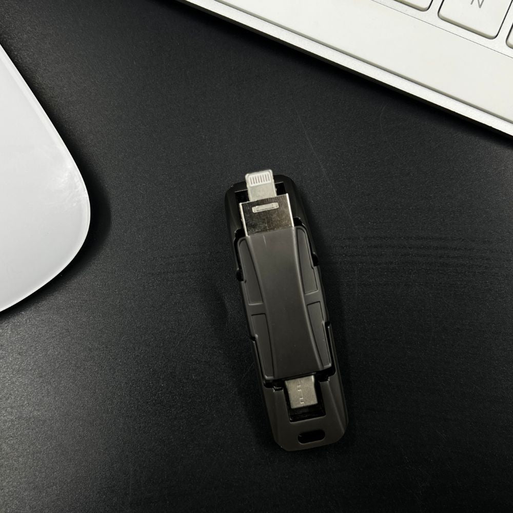 2TB Fast Data Transfer Flash Pen Drive 3 in 1 Ports - Fusion