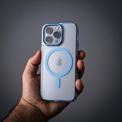 Case and Cover iPhone 12, 12 Pro Max  Blue Side view Rio GrunX in India
