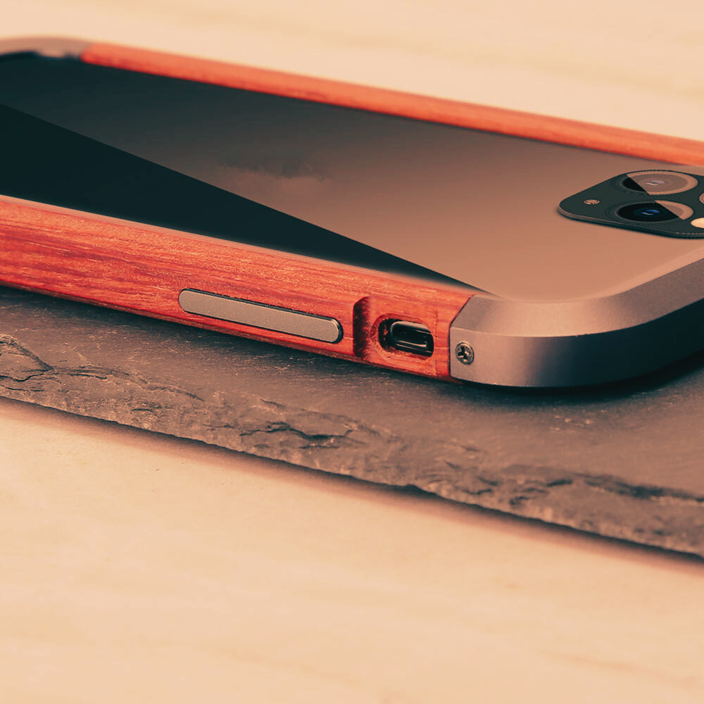 Case and Cover iPhone 16, 16 Plus, 16 Pro, 16 Pro Max  Rosewood Back View Amazon GrunX in India