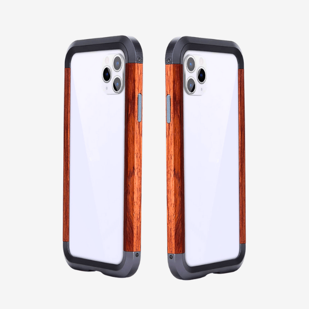 Case and Cover iPhone 14, 14 Plus, 14  Pro, 14 Pro Max  Rosewood Cutouts for all Buttons Side View Amazon GrunX in India