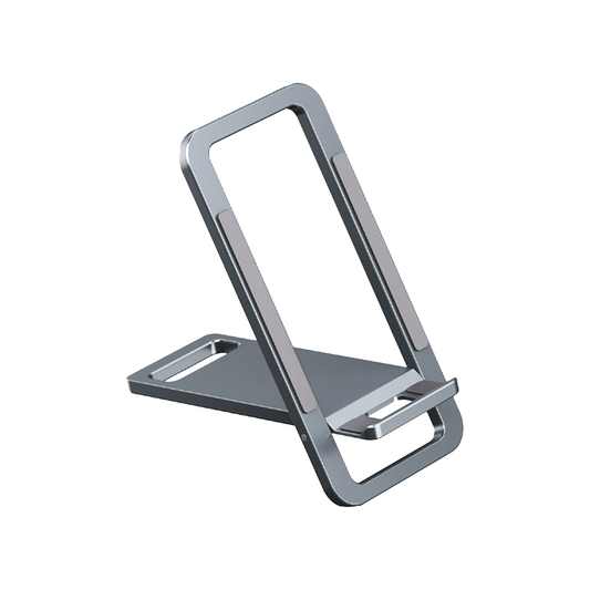 GRUNX Bolt flexible gooseneck stand with adjustable height arm holding iPad at perfect viewing angle in grey finish India