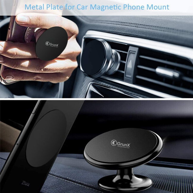 Car Mount Mobile Stand  40/45 mm Black Demonstrating Three DIfferent Ways Buzz GrunX in India