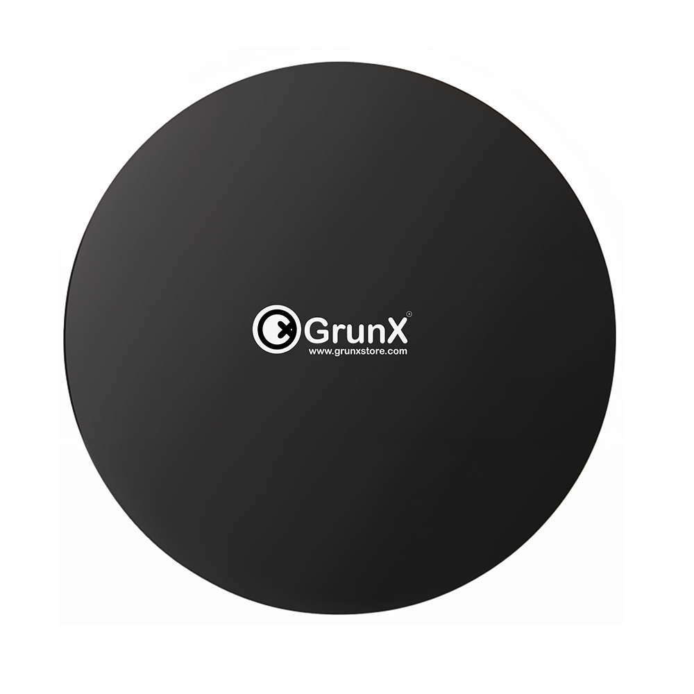 Car Mount Mobile Stand  40/45 mm Black Front View with Logo Buzz GrunX in India