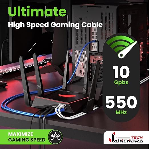 Cat6 Ethernet Cable 10Gbps RJ45 LAN - Rapid