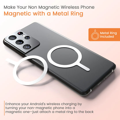 Portronics Wireless & Wired Power bank With Stand - 15W Dual Options