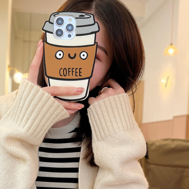 Case and Cover iPhone 14 Pro Max  Brown Mirror View Coffee GrunX in India