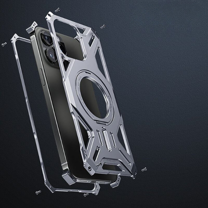 Case and Cover iPhone 14  Silver Frameless Dragon GrunX in India