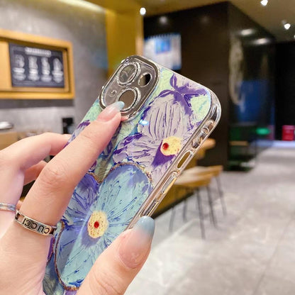 GRUNX Eliza Diamond Blue Flower iPhone case iPhone 14 Plus 14 Pro 14 Pro Max raised screen edge protection India