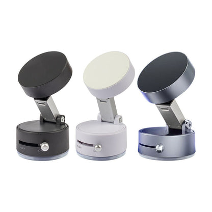 Freeze universal magnetic holder showing vacuum suction base and aluminum arm with 360-degree rotation for hands-free phone mounting India