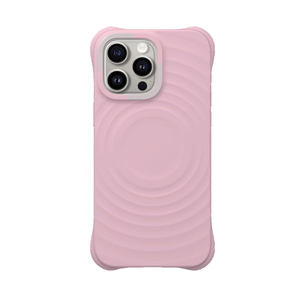 GRUNX Heart magnetic liquid silicone iPhone case back view velvety soft texture MagSafe compatible India