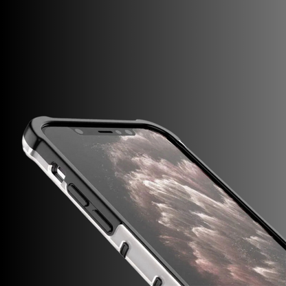 Case and Cover iPhone 13  Transparent Precise Button Cutouts Honeycomb GrunX in India