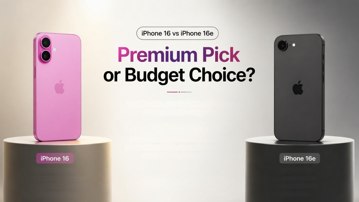 iPhone 16 vs iPhone 16e which Apple iPhone should you buy? Premium vs budget comparison on GrunX