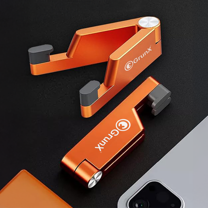 Mobile Stand and Holder Smartphones and Tablets  Adjustable Orange Open and Closed Positions Jackie Grunx in India