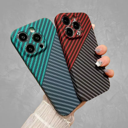GRUNX Jade slim profile iPhone case side view showing ultra-thin lightweight build shockproof corners