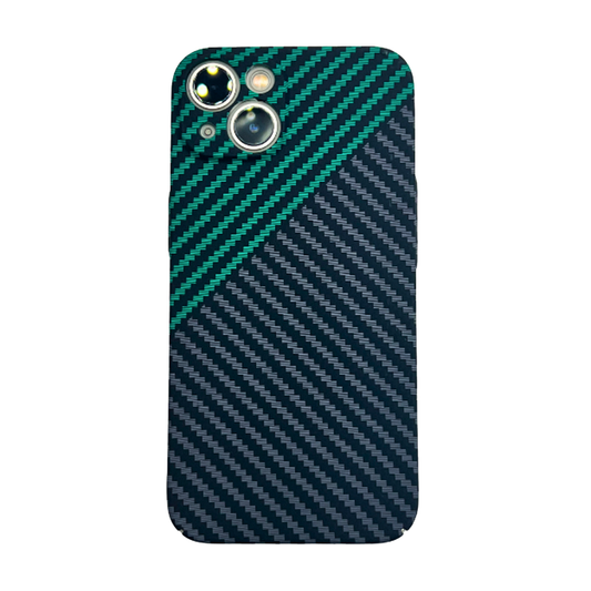 GRUNX Jade slim carbon fiber iPhone case shockproof magnetic cover on Indian professional desk setup