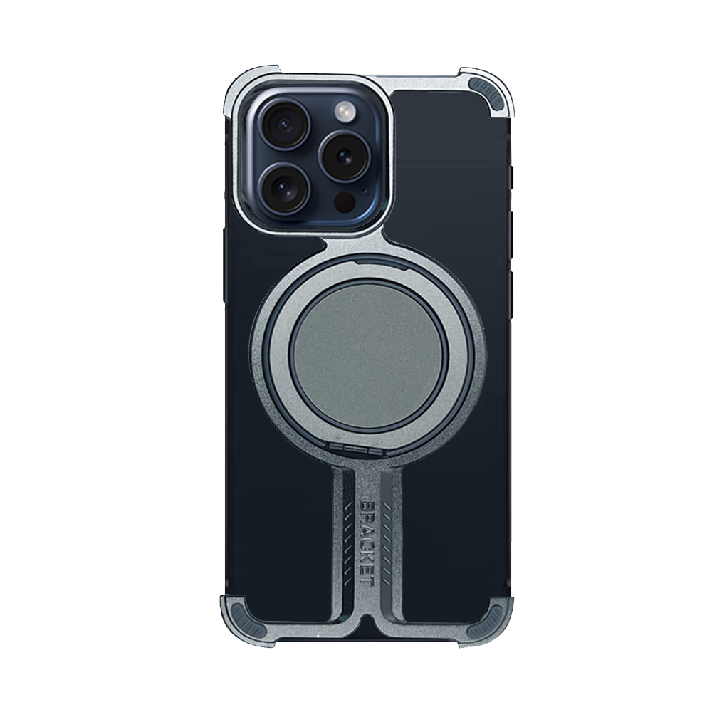 GRUNX Jimmy shockproof aluminum frameless iPhone metal case with 360 degree ring holder MagSafe compatible India