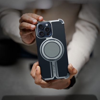 GRUNX Jimmy aluminium iPhone case back view frameless slim design anodised finish India premium protection