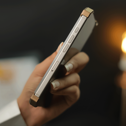 Case and Cover iPhone 16  Natural Titanium Right View Joker  GrunX in India