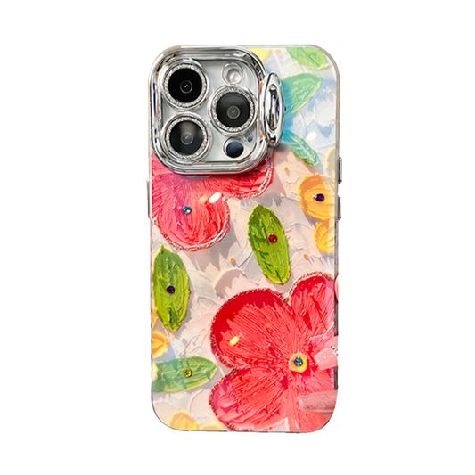 GRUNX Juliet trendy flower iPhone case for women vibrant floral design TPU acrylic shockproof India