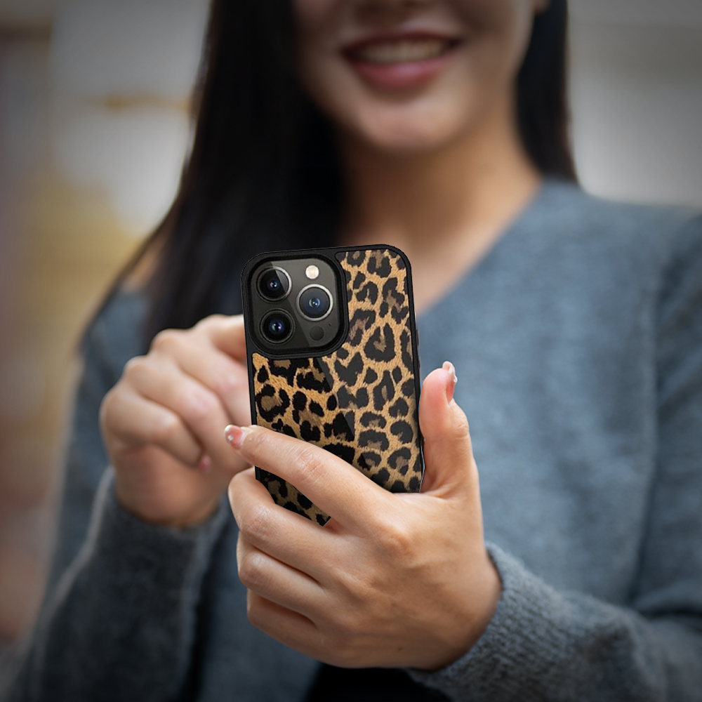 GrunX Store · Products · Luna - Leopard Design Premium Protection iPhone Case 