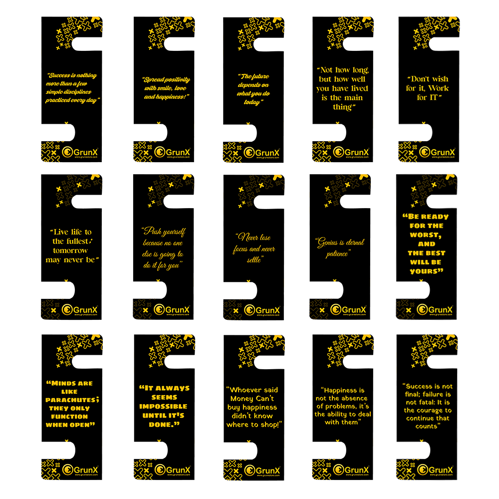 Mobile Stand and Keychain Smartphones  Adjustable Black & Yellow Stands with Motivational Quotes Pushpa Grunx in India