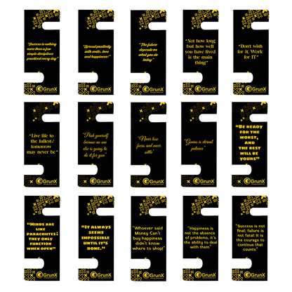Mobile Stand and Keychain Smartphones  Adjustable Black & Yellow Stands with Motivational Quotes Pushpa Grunx in India