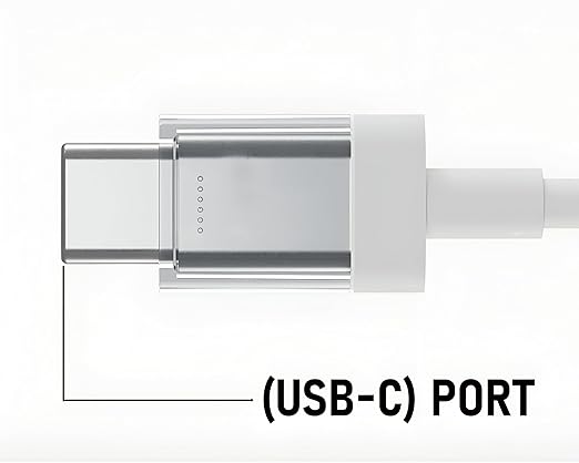 Nothing USB-C to USB-C Cable in use, charging a smartphone with 65W fast charging capability – available at GrunX