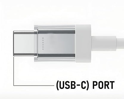 Nothing USB-C to USB-C Cable in use, charging a smartphone with 65W fast charging capability – available at GrunX