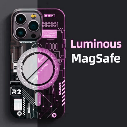 GRUNX Ocean purple iPhone 14 case drop bump protection luminous fluorescent effect India