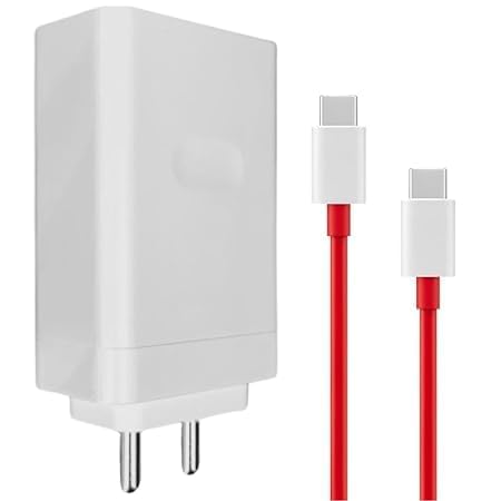 Close-up of OnePlus Super VOOC 160W charger plug, featuring a compact and travel-friendly design – available at GrunX