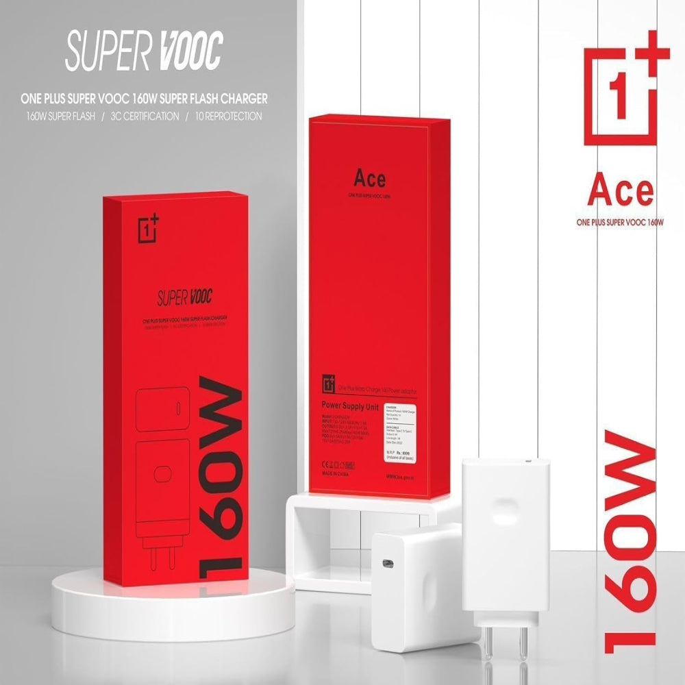 OnePlus SUPERVOOC 160W charger connected to OnePlus 12 showing full charge in 19 minutes Indian home setup