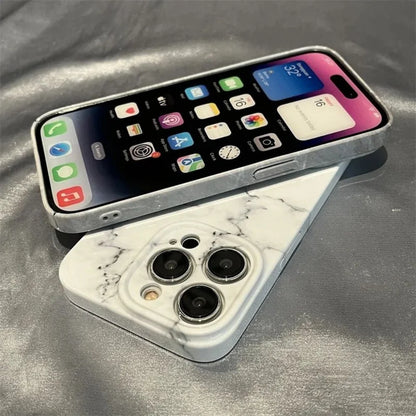 GRUNX Pearl iPhone 15 Pro Max shockproof case side profile view raised edge camera protection India