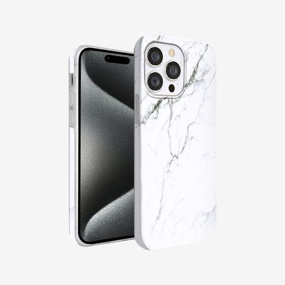 GRUNX Pearl hard acrylic iPhone 15 translucent back view clear finish showing iPhone colour India