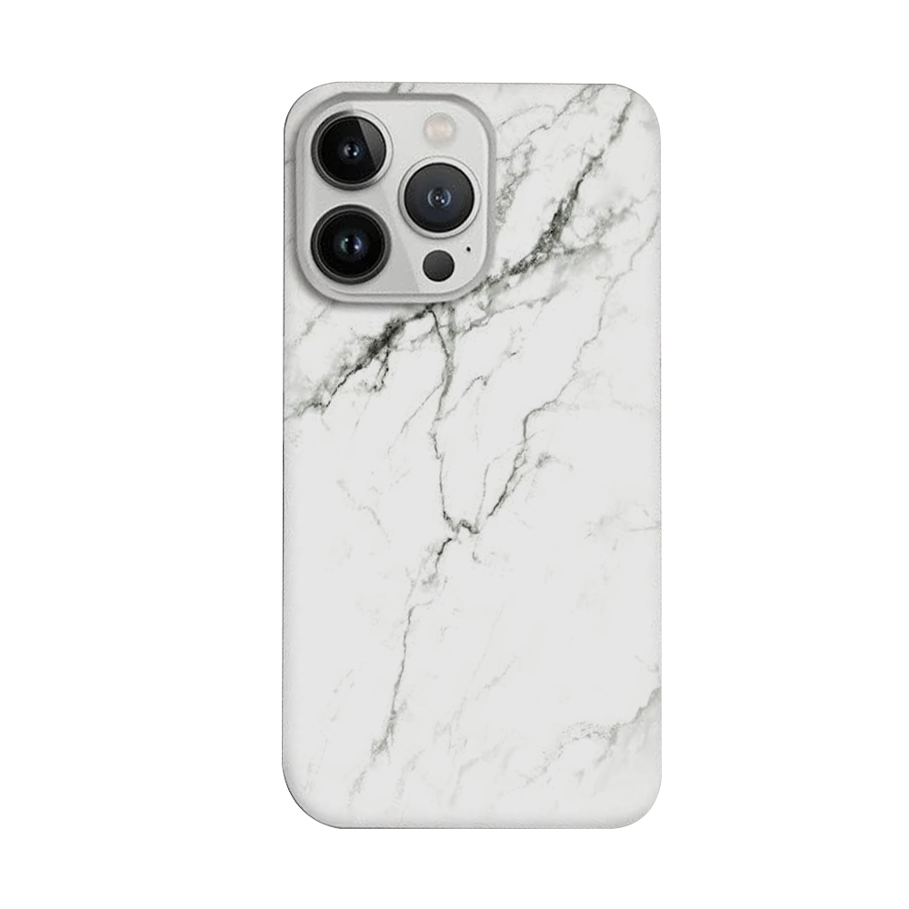 GRUNX Pearl shockproof full body rugged hard iPhone 15 Pro case white translucent front and back view India