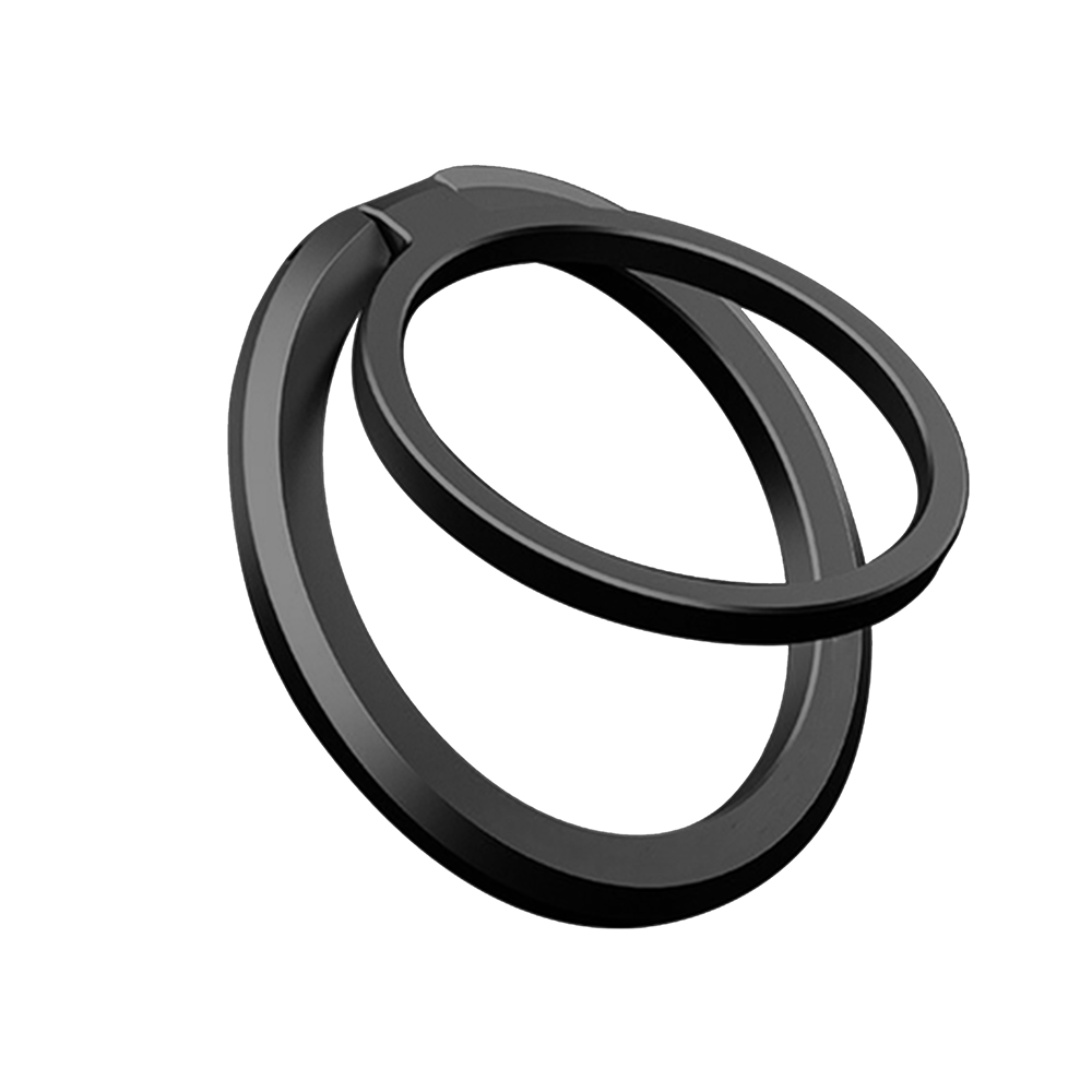 Mobile Stand and Holder Smartphones  Adjustable Black Front View Ring Phone Holder Pluto GrunX in India