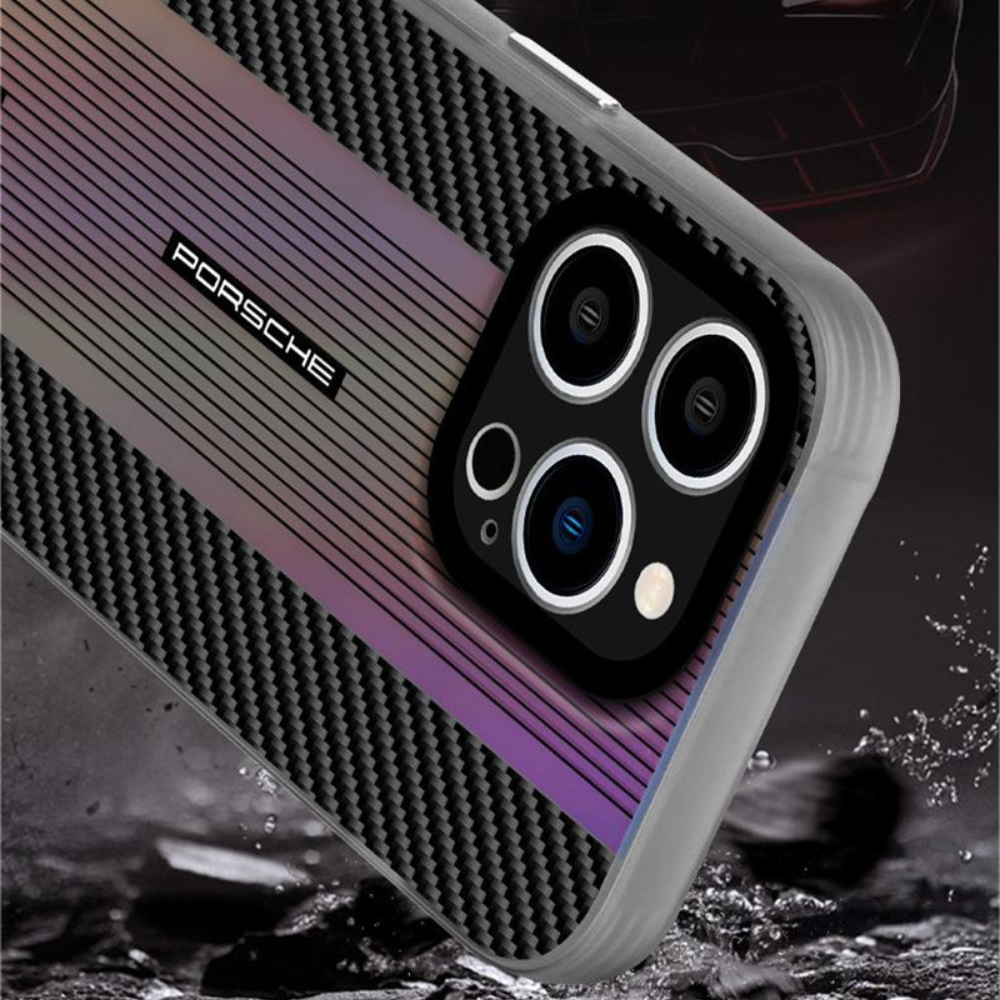 Case and Cover iPhone 14  Multi Color Camera Lens Protection Porsche GrunX in India