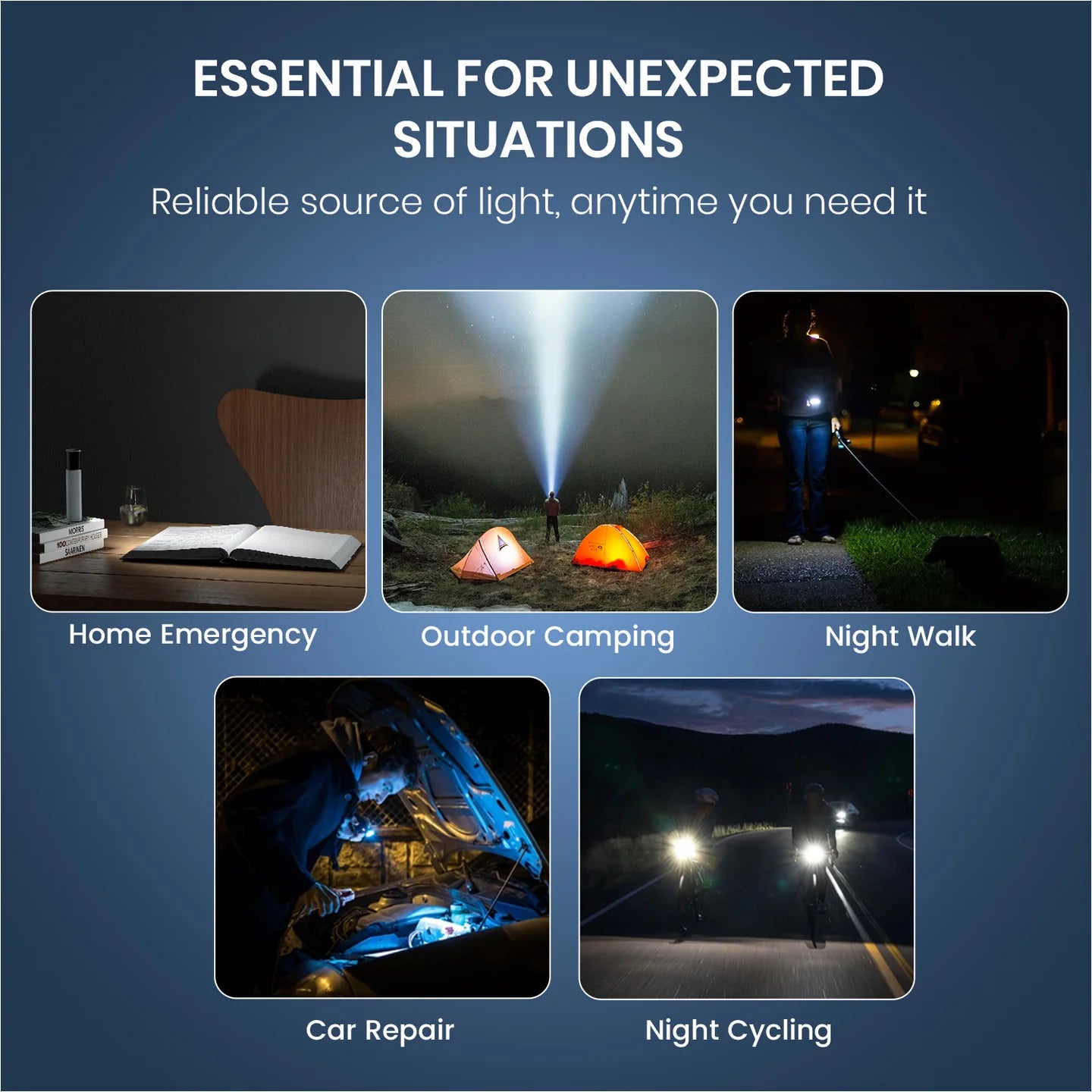 Portronics multifunction LED flashlight showing side panel light and primary torch beam India