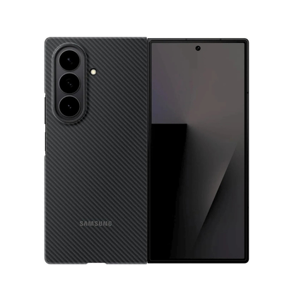 Galaxy Z Fold7 case folded and unfolded view with camera module