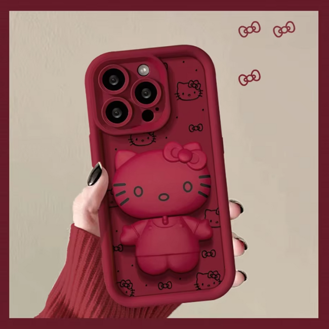 GRUNX Rose red rich colour iPhone 15 case showing easy-to-hold ergonomic grip design and premium finish India
